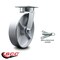 Service Caster 8 Inch Kingpinless Semi Steel Poly Wheel Swivel Caster with Swivel Lock SCC SCC-KP30S820-SSR-BSL - alternate 4